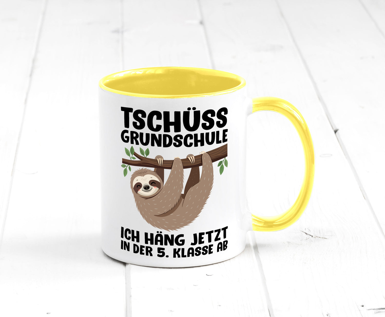 Tschüss Grundschule ich häng jetzt in der 5. Klasse ab Humor Geschenkidee Tasse