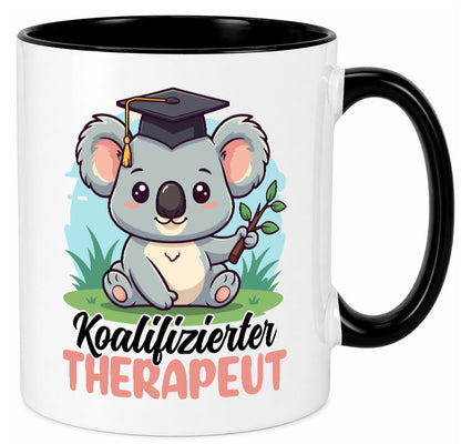 Koalifizierter Therapeut | Psychotherapie Therapie Humor Geschenkidee Tasse
