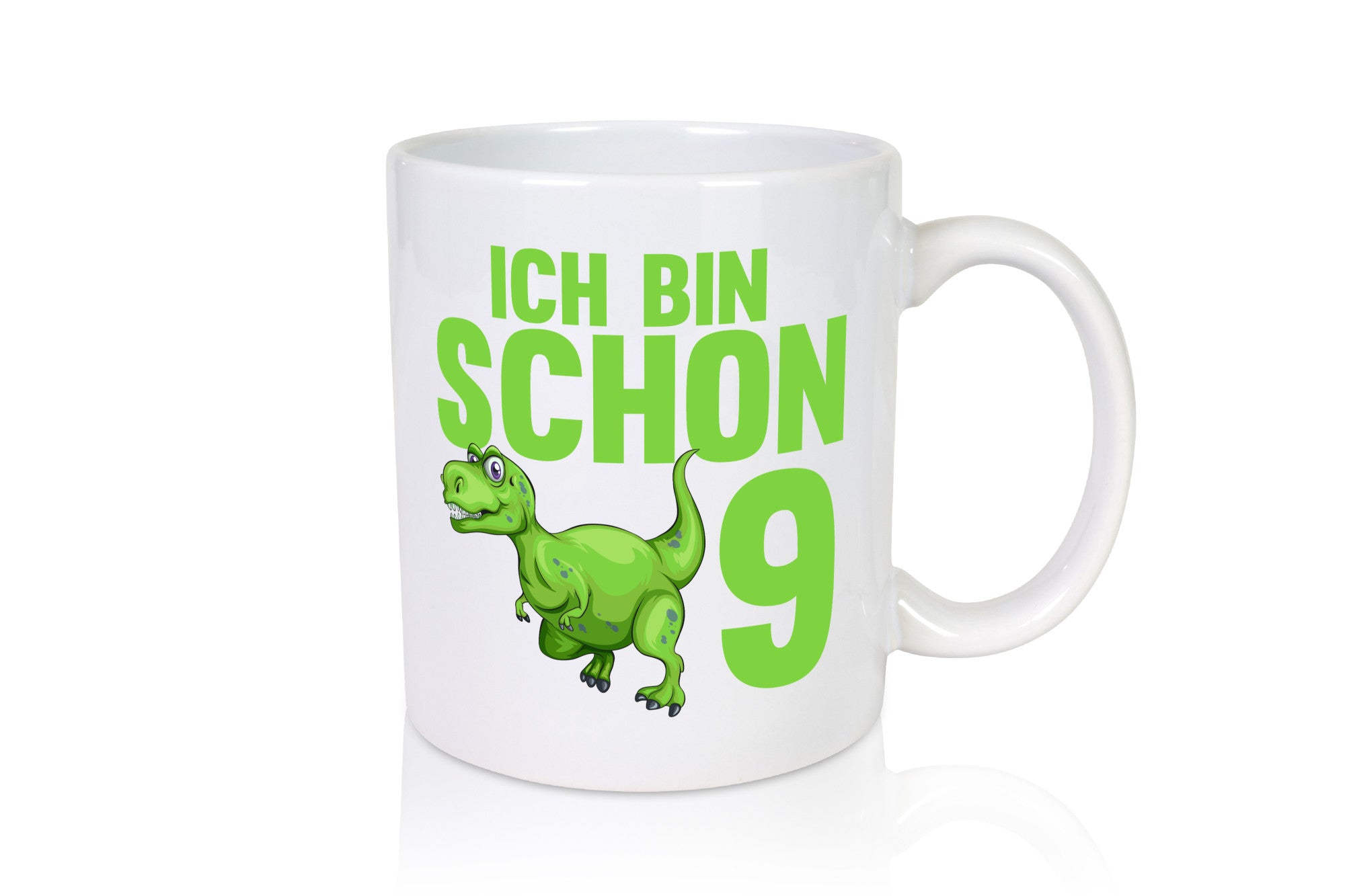 9. Geburtstag | 9 Jahre Dino Dinosaurier Geschenkidee Humor Tasse