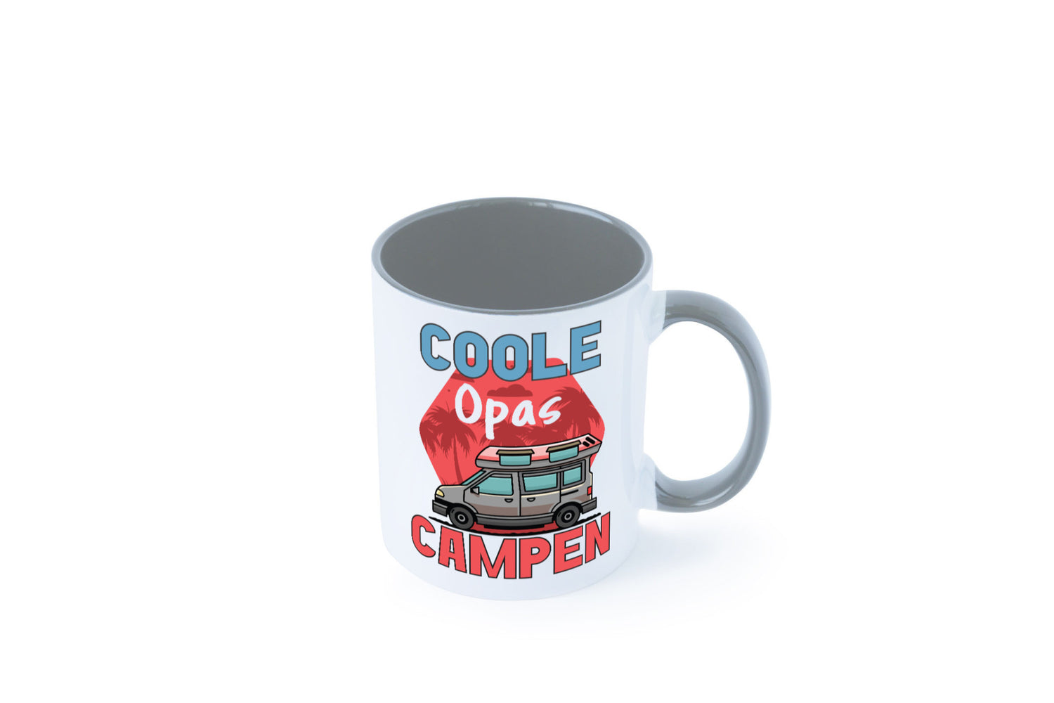 Coole Opas campen | Campingwagen Palmen Geschenk Familie Geschenkidee lustiger