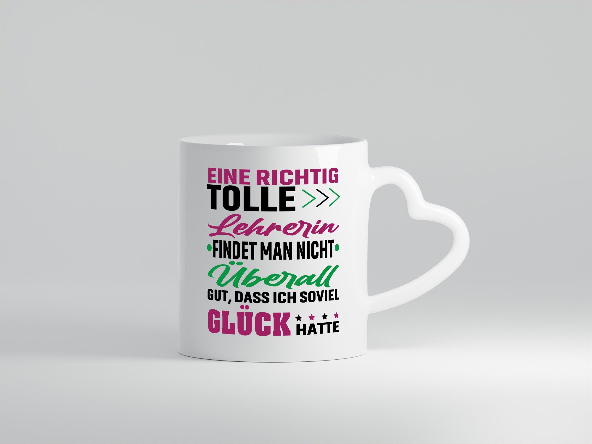 A truly great teacher | I was lucky school fun humor gift idea