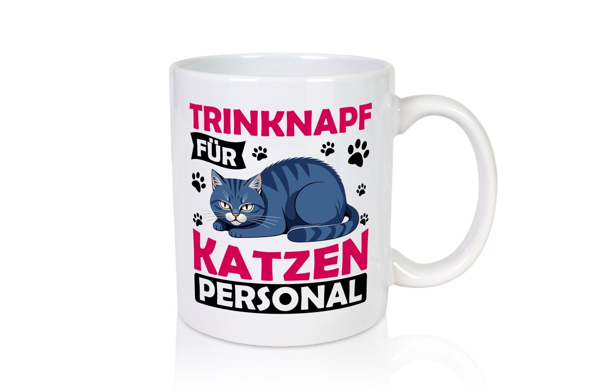 Katzen Personal | Katzenbesitzer Tasse Katze Humor vl10 lustig Tierliebhaber