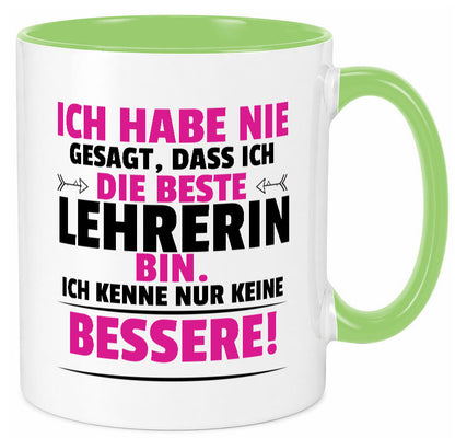 Die Beste Lehrerin | Schule Beruf Schüler Geschenk Arbeit Kollegen Büro
