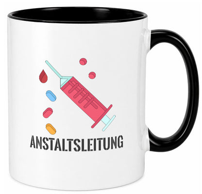 Anstaltsleitung | Krankenschwester Krankenhaus Humor Geschenkidee Tasse
