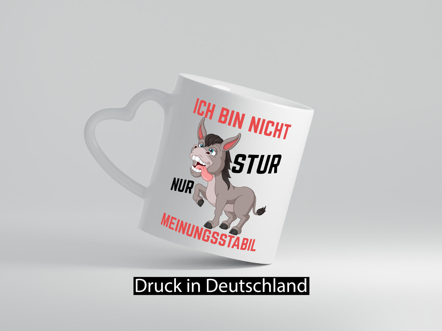 Ich bin nicht stur | Eigene Meinung Sturer Esel Comic Geschenk Humor