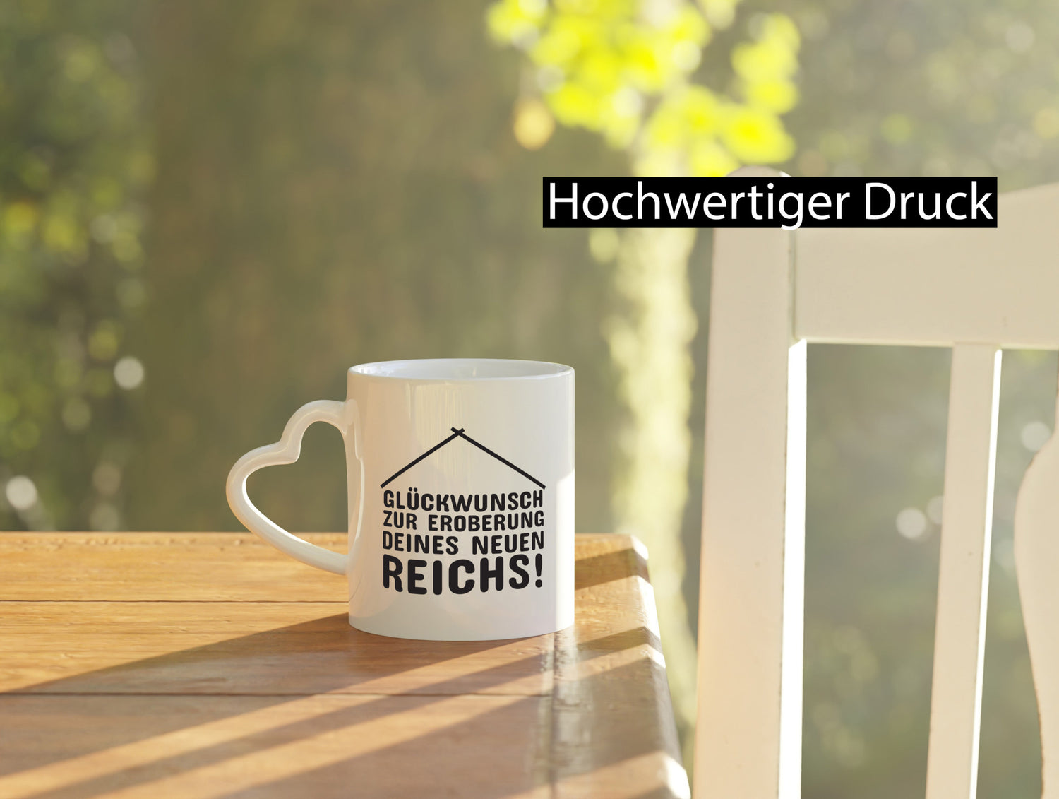 Neue Wohnung | Hausbesitzer Tasse Umzug Eigenheim Humor Geschenkidee