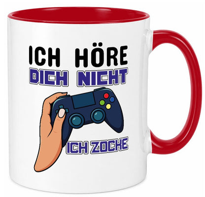 Ich höre dich nicht zocke lustig Humor Geschenkidee Geschenk Tasse