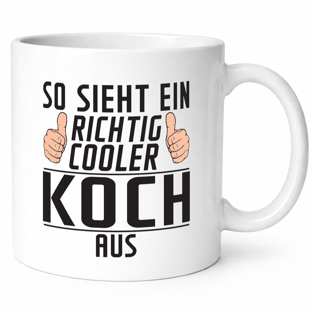 Richtig Cooler Koch | Chefkoch Humor Arbeit Kollegen Büro Geschenkidee Tasse