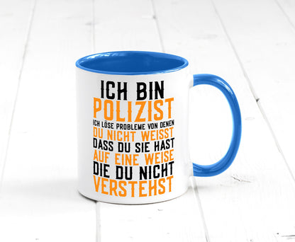 Ich bin Polizist | Polizei Beruf Job lustiger Spruch Geschenk Arbeit Kollegen