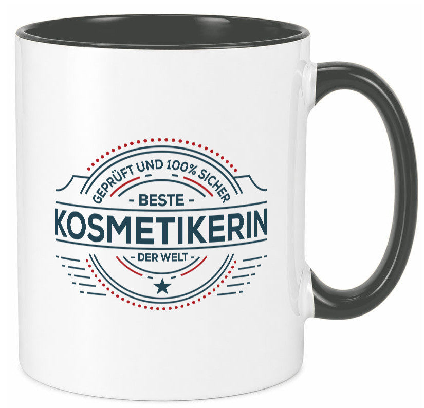 Geprüft und sicher: Kosmetikerin | Kosmetik Stylistin lustig Humor Geschenkidee