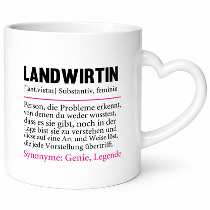 Landwirtin | Spruch Bäuerin Landwirtschaft lustig Humor Geschenkidee Geschenk