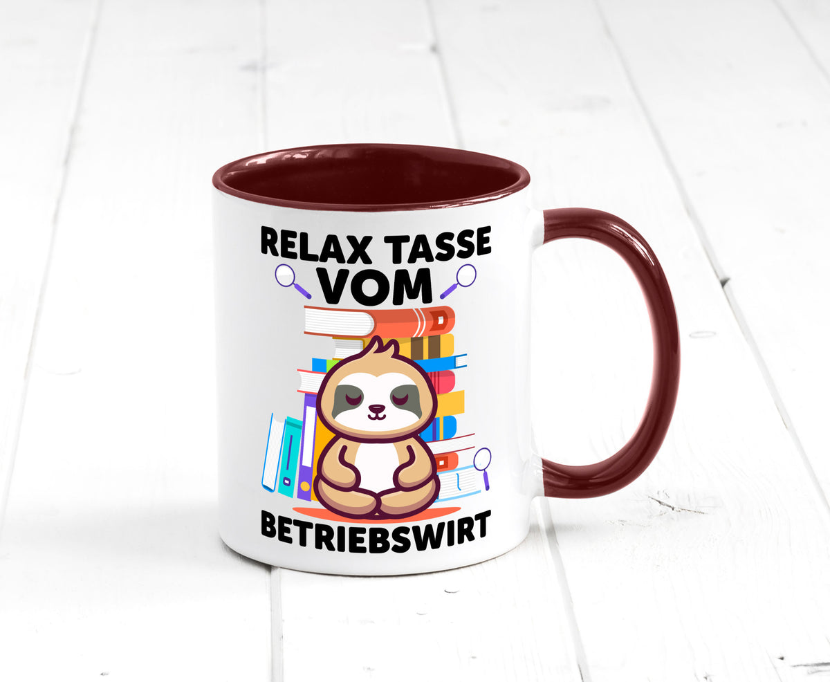Relax Tasse: Betriebswirt | Betriebswirtschaft lustiger Spruch Geschenk Humor