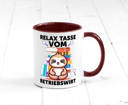 Relax Tasse: Betriebswirt | Betriebswirtschaft lustiger Spruch Geschenk Humor