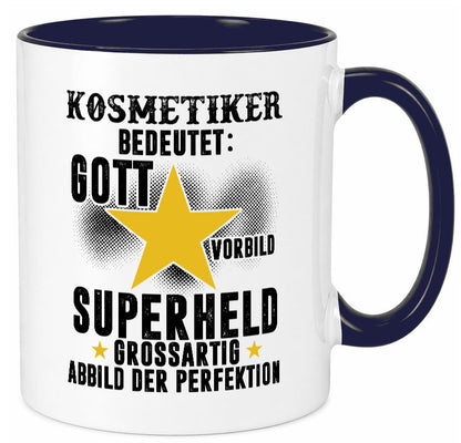 Bedeutung von Kosmetiker | Kosmetik Stylist Visagist Geschenkidee Humor Tasse