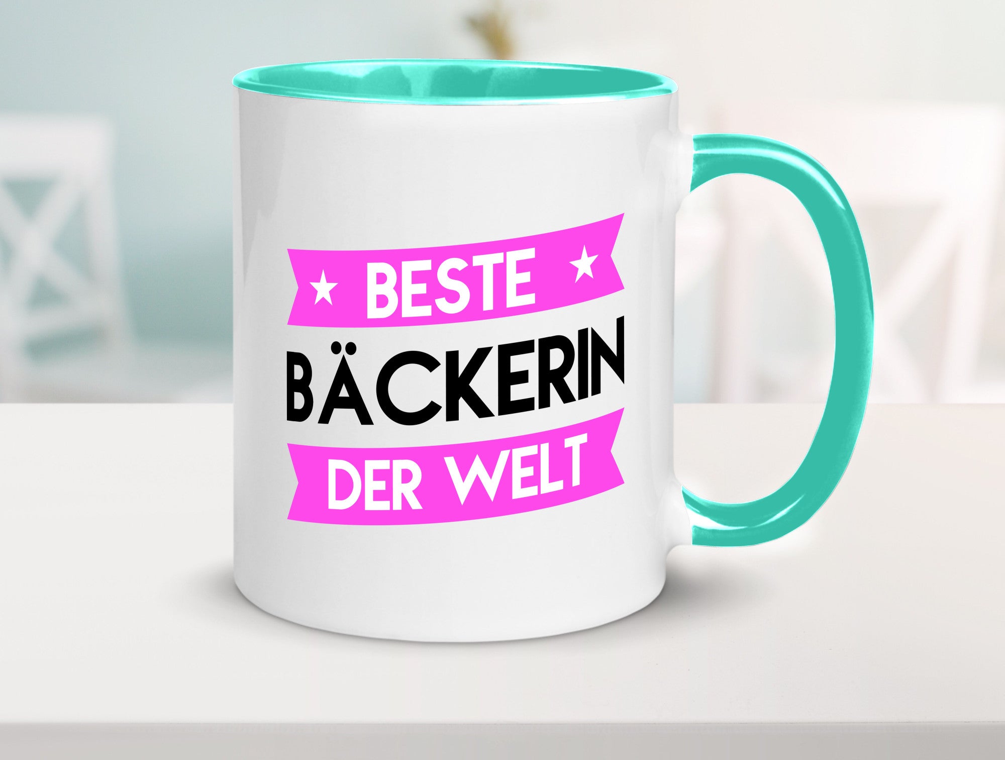 Beste Bäckerin | Bäckerei Frauen Backen lustig Humor Geschenkidee Geschenk Tasse