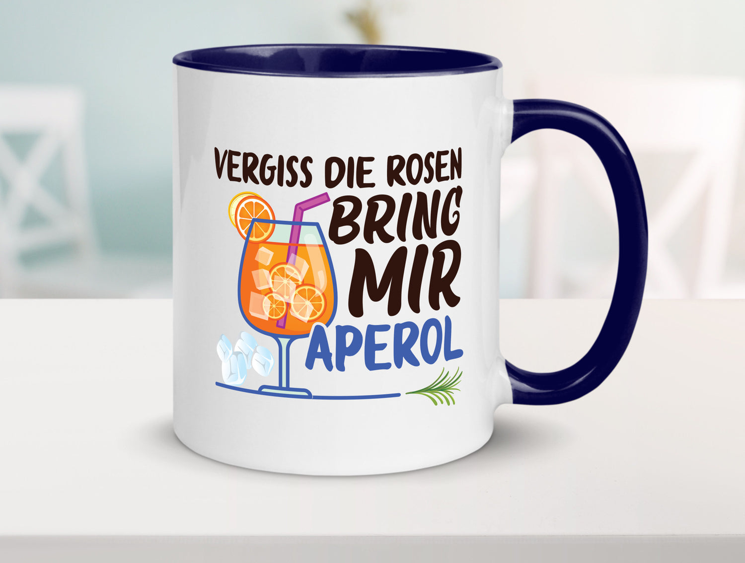 Bring mir Aperol | Rosen Paar Party Geschenkidee Humor Tasse