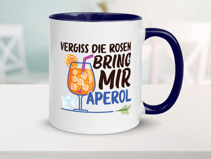 Bring mir Aperol | Rosen Paar Party Geschenkidee Humor Tasse