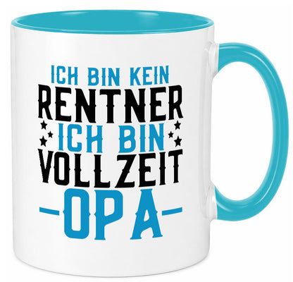 Rentner | Vollzeit Opa Pension Ruhestand Großvater lustiger Spruch Geschenk