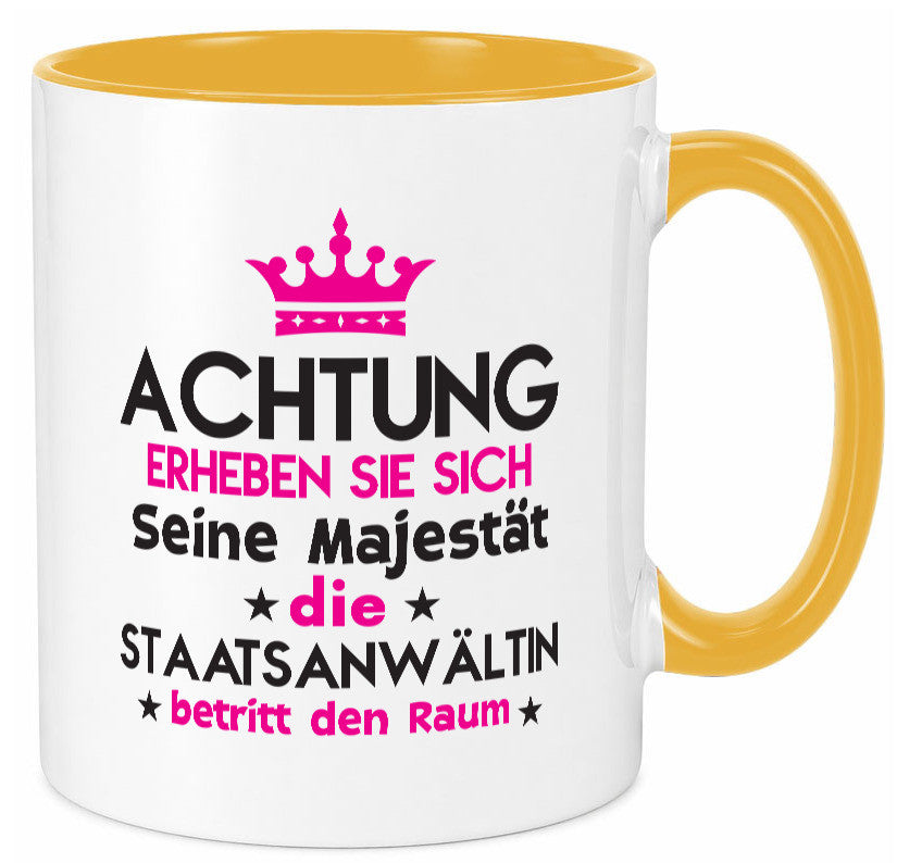 Seine Majestät Staatsanwältin | Anwältin lustiger Spruch Geschenk Humor