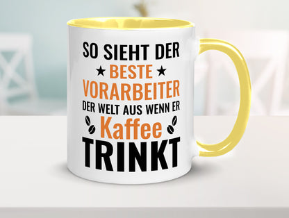 Kaffee trinkt: Vorarbeiter | Kollege Teamleiter Geschenk Arbeit Kollegen Büro