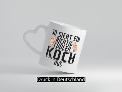 Richtig Cooler Koch | Chefkoch Humor Arbeit Kollegen Büro Geschenkidee Tasse
