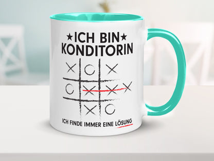 Löse Probleme: Konditorin | Konditorei lustiger Spruch Geschenk Humor