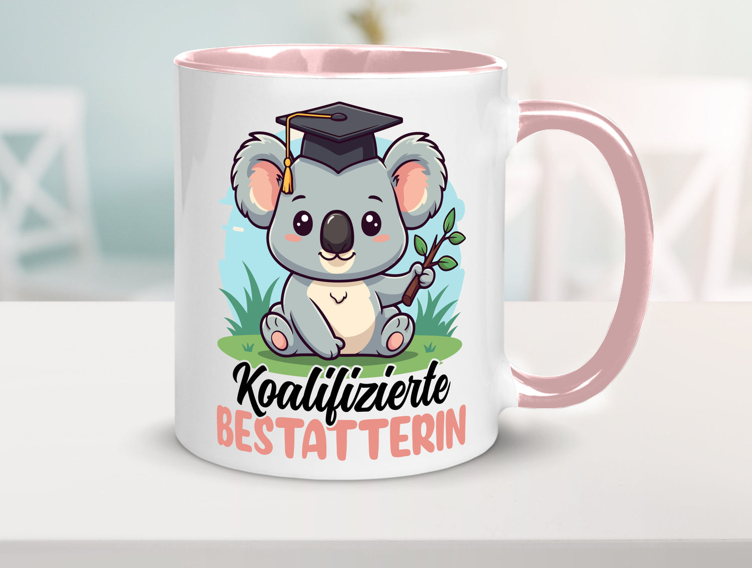 Koalifizierte Bestatterin | Bestattung Totengräberin Humor Geschenkidee Tasse