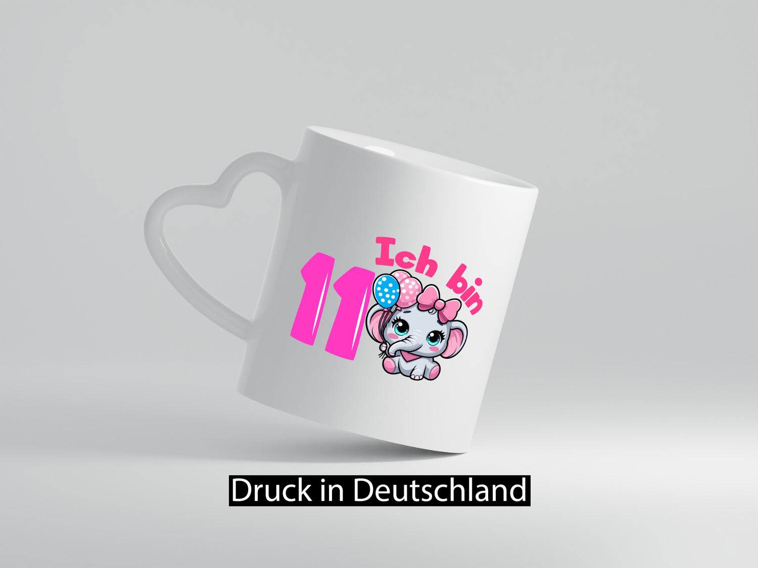 11. Geburtstag | 11 Jahre Elefant Mädchen lustig Geschenkidee Geschenk Tasse