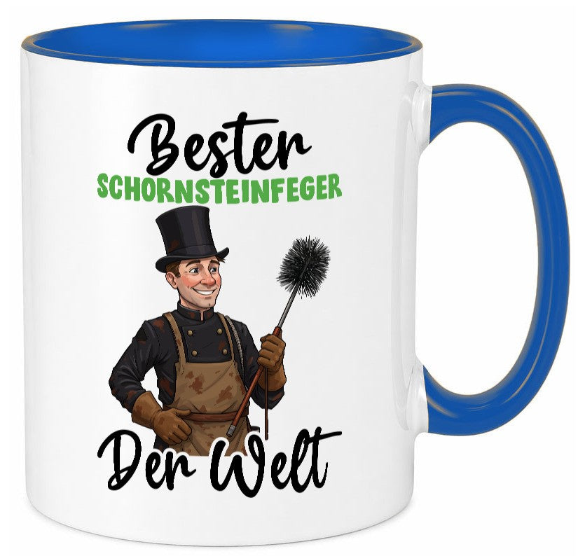 Bester Schornsteinfeger | Kaminkehrer lustig Humor Geschenkidee Geschenk Tasse