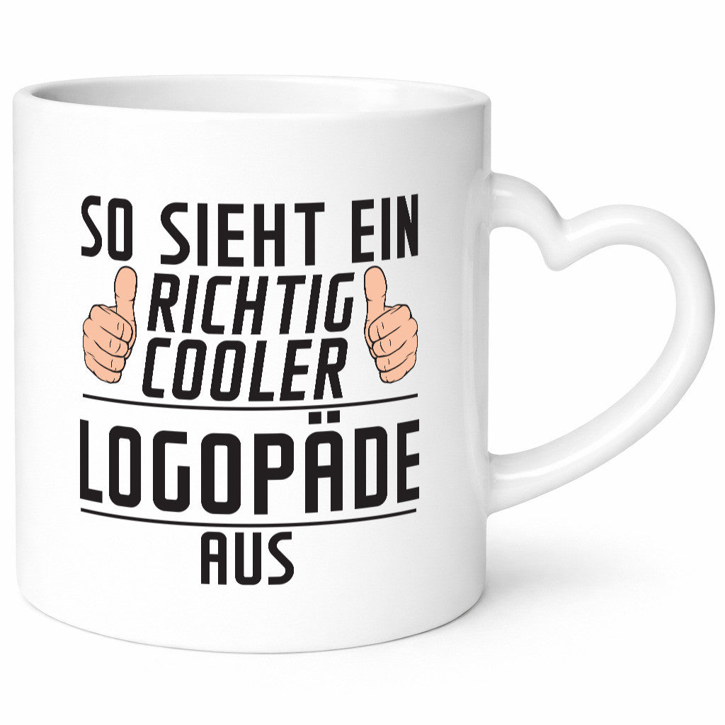Richtig Cooler Logopäde | Sprachtherapie Geschenkidee Humor Tasse