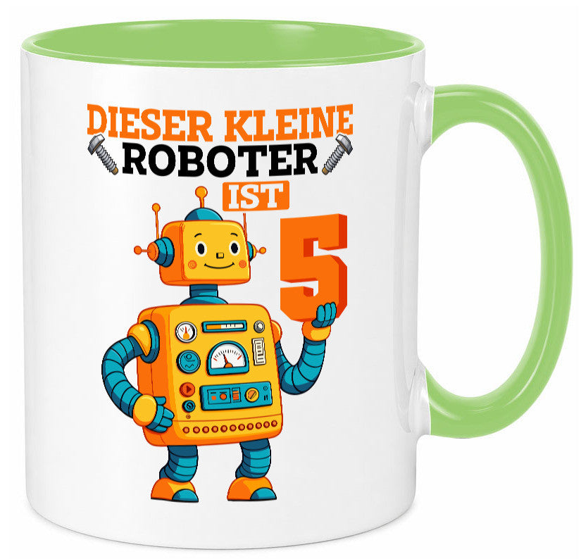 5. Geburtstag | 5 Jahre Roboter Junge lustiger Spruch Geschenk Geschenkidee