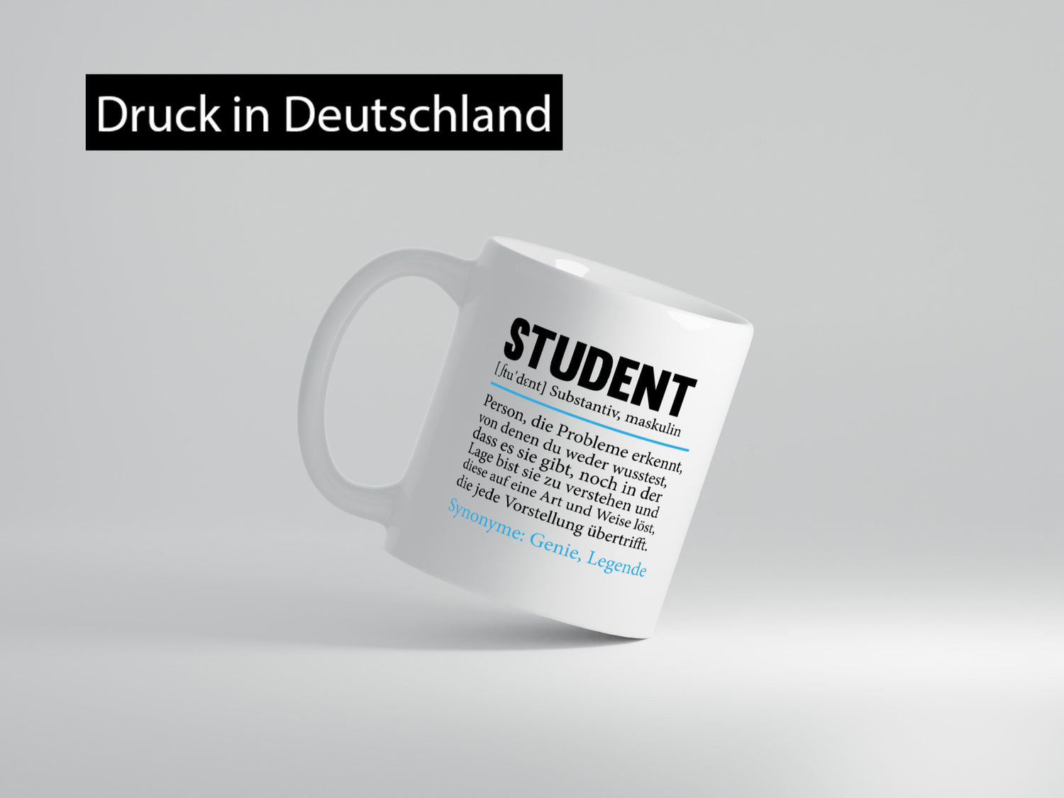 Student | Universität Uni Spruch Studium Humor Geschenkidee Tasse