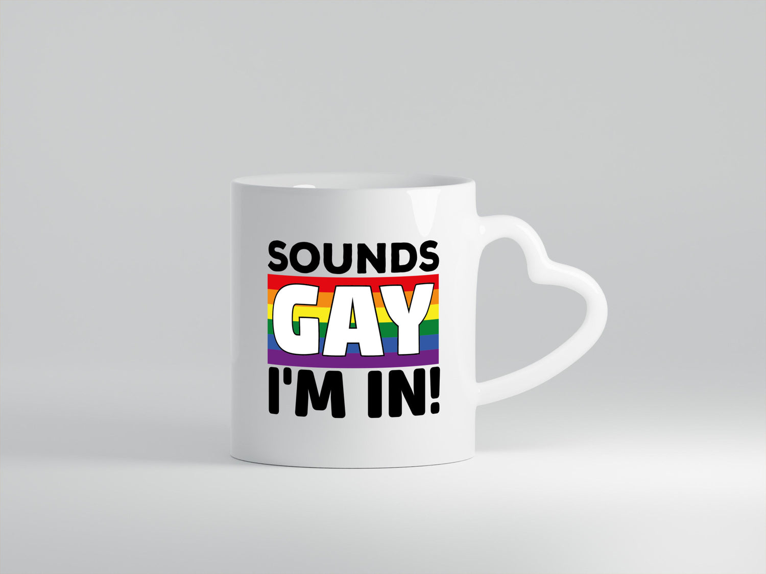 LGBTQ Tasse | Gay Spruch Regenbogen Statement Geschenk Humor Geschenkidee