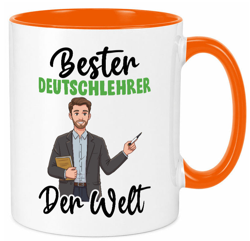 Bester Deutschlehrer | Lehrer Schule v2 lustiger Spruch Geschenk Humor