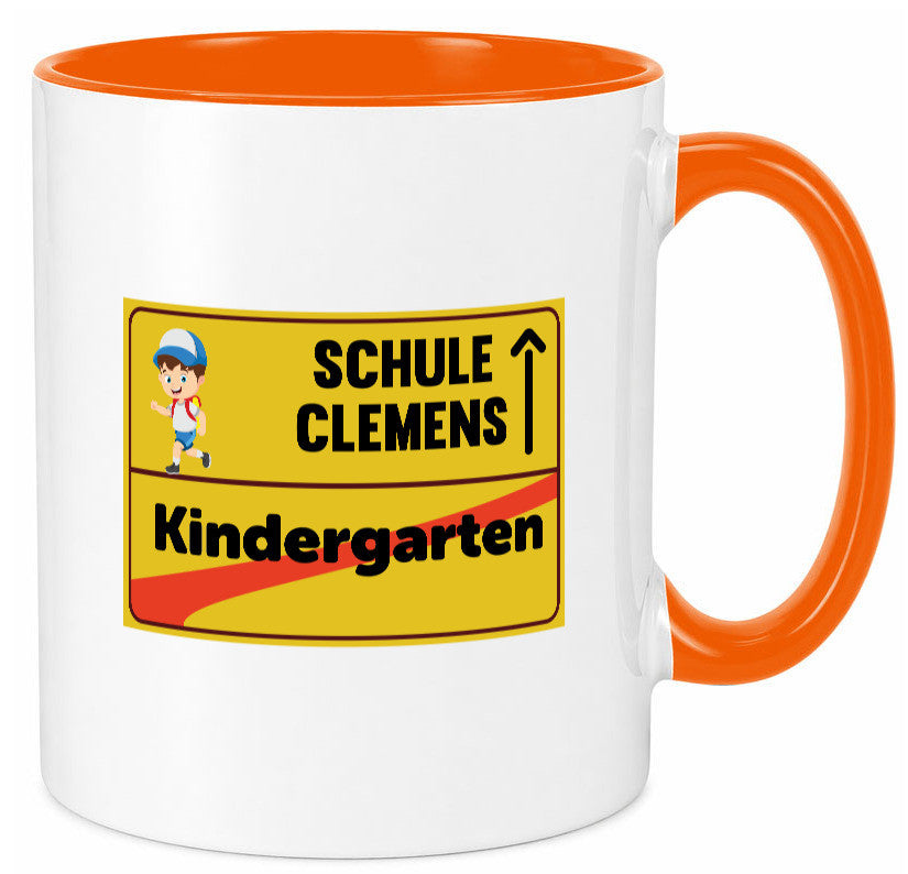Bye Kindergarten | Schule Clemens Geschenkidee Humor Tasse
