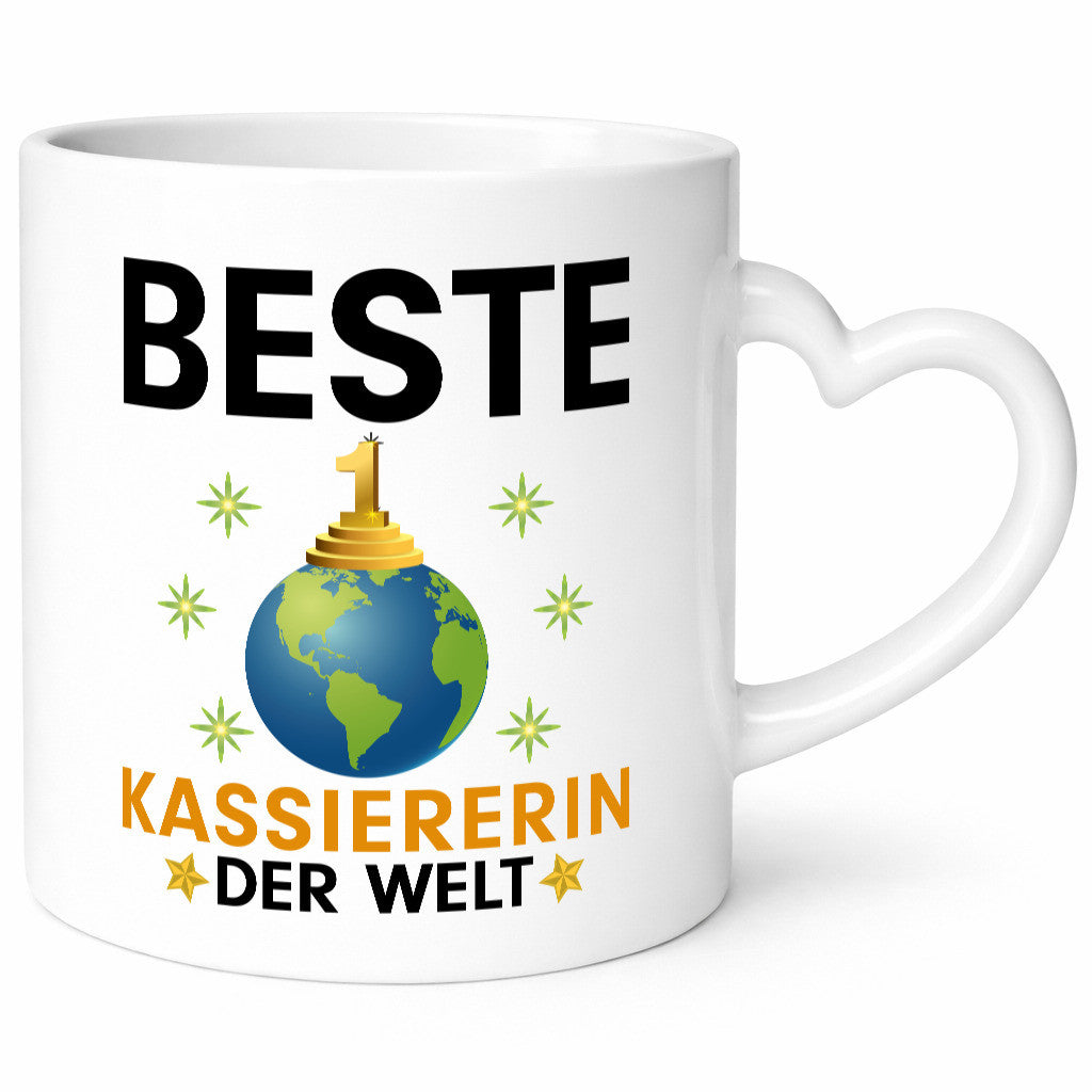 Welt Beste Kassiererin lustiger Spruch Geschenk Humor Geschenkidee Tasse