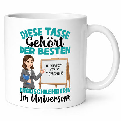 Im Universum: Englischlehrerin | Englisch Lehrerin Geschenk Humor Geschenkidee