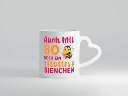 80. Geburtstag | Flottes Bienchen 80 Jahre v2 Geschenkidee Humor Tasse