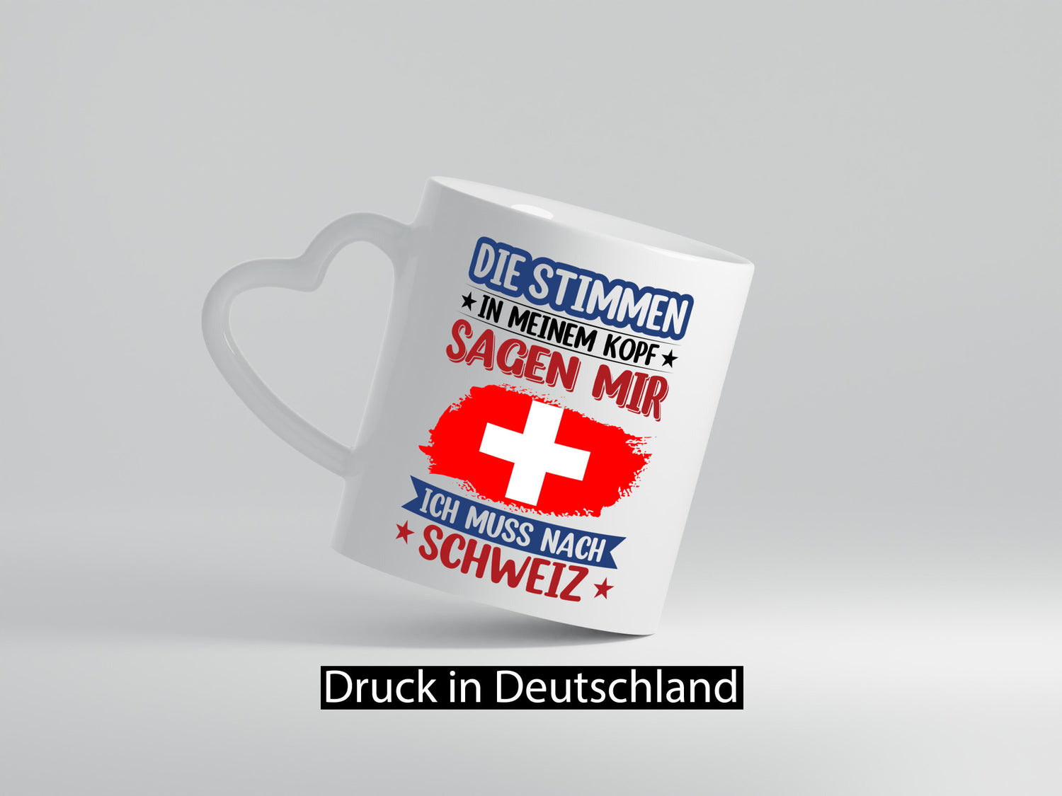 Schweiz | Urlaub Stimmen in meinem Kopf Traumland v2 lustig Humor Geschenkidee