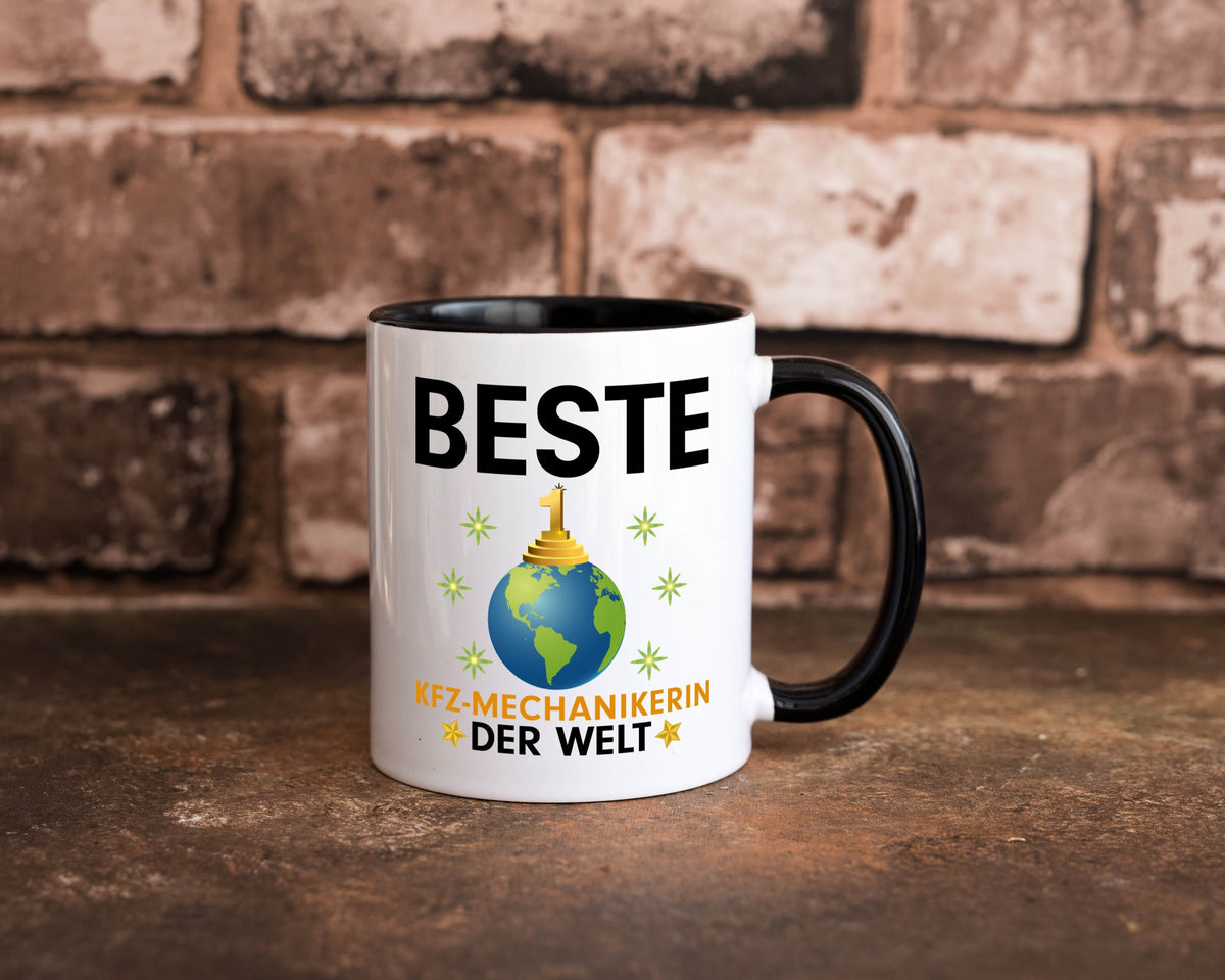 Welt Beste KFZ-Mechanikerin | Mechaniker KFZ Geschenk Humor Geschenkidee Tasse