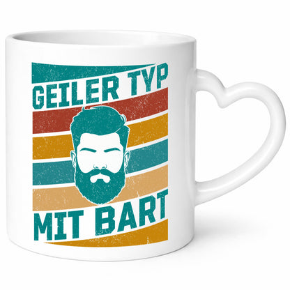 Geiler Typ mit Bart | Bartträger lustig Humor Geschenkidee Geschenk Tasse