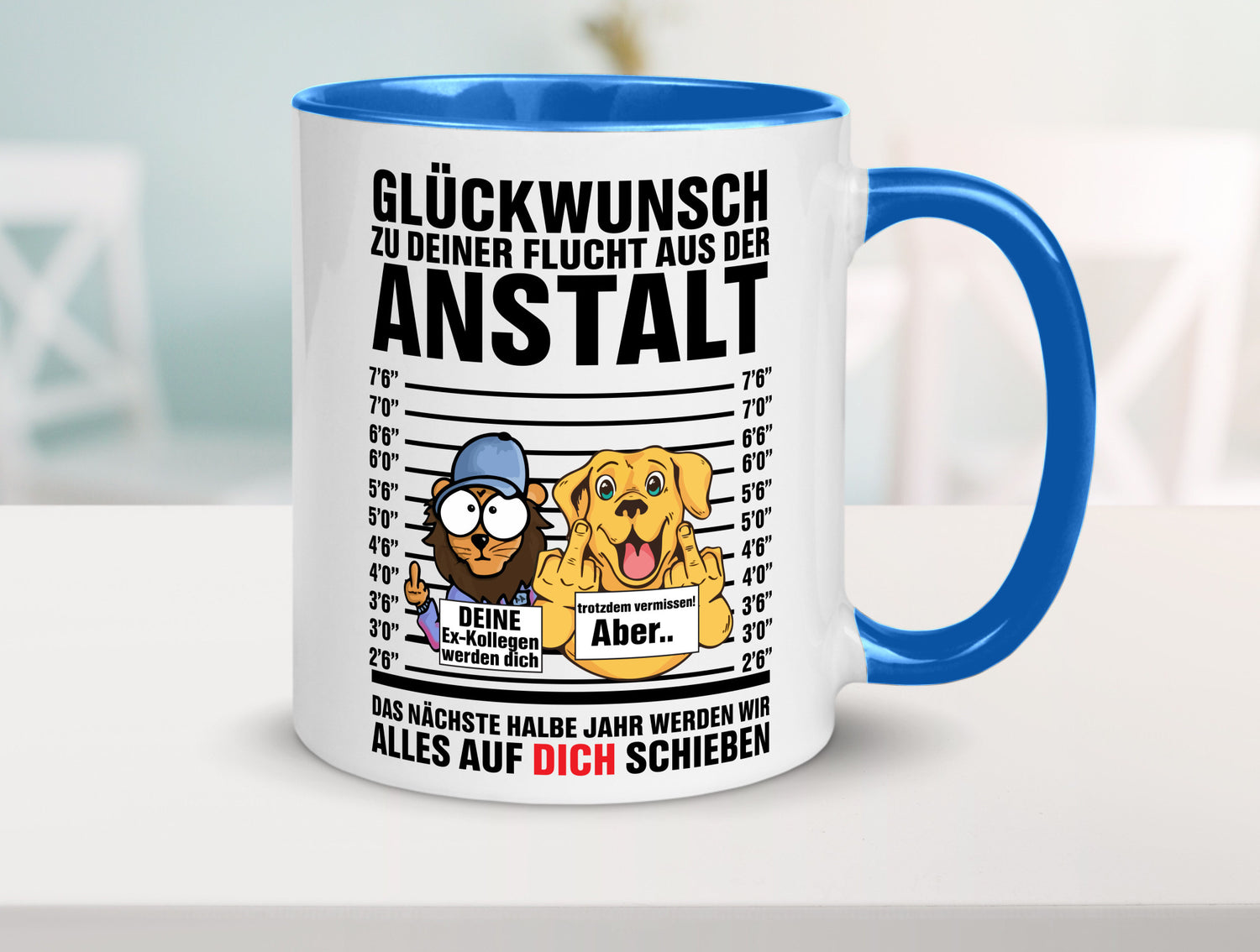 Glückwunsch zu deiner Flucht | Abschiedgeschenk v3 Geschenk Humor Geschenkidee