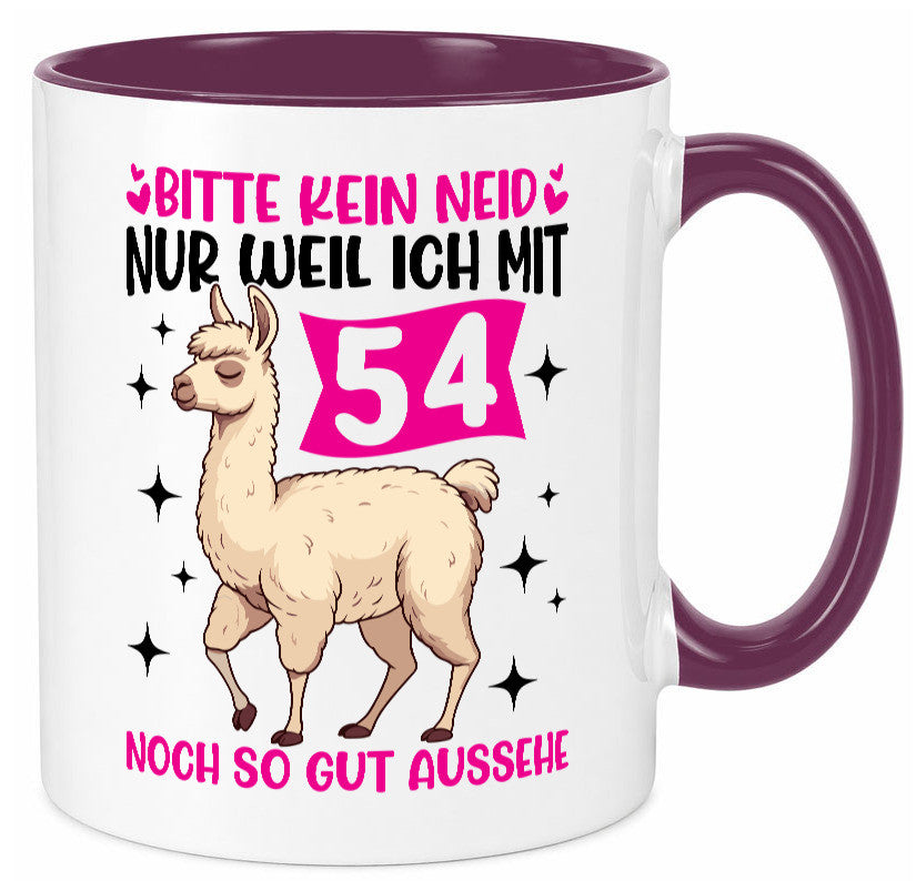 54. Geburtstag | 54 Jahre Lama gut aussehen Geschenk Geschenkidee lustiger