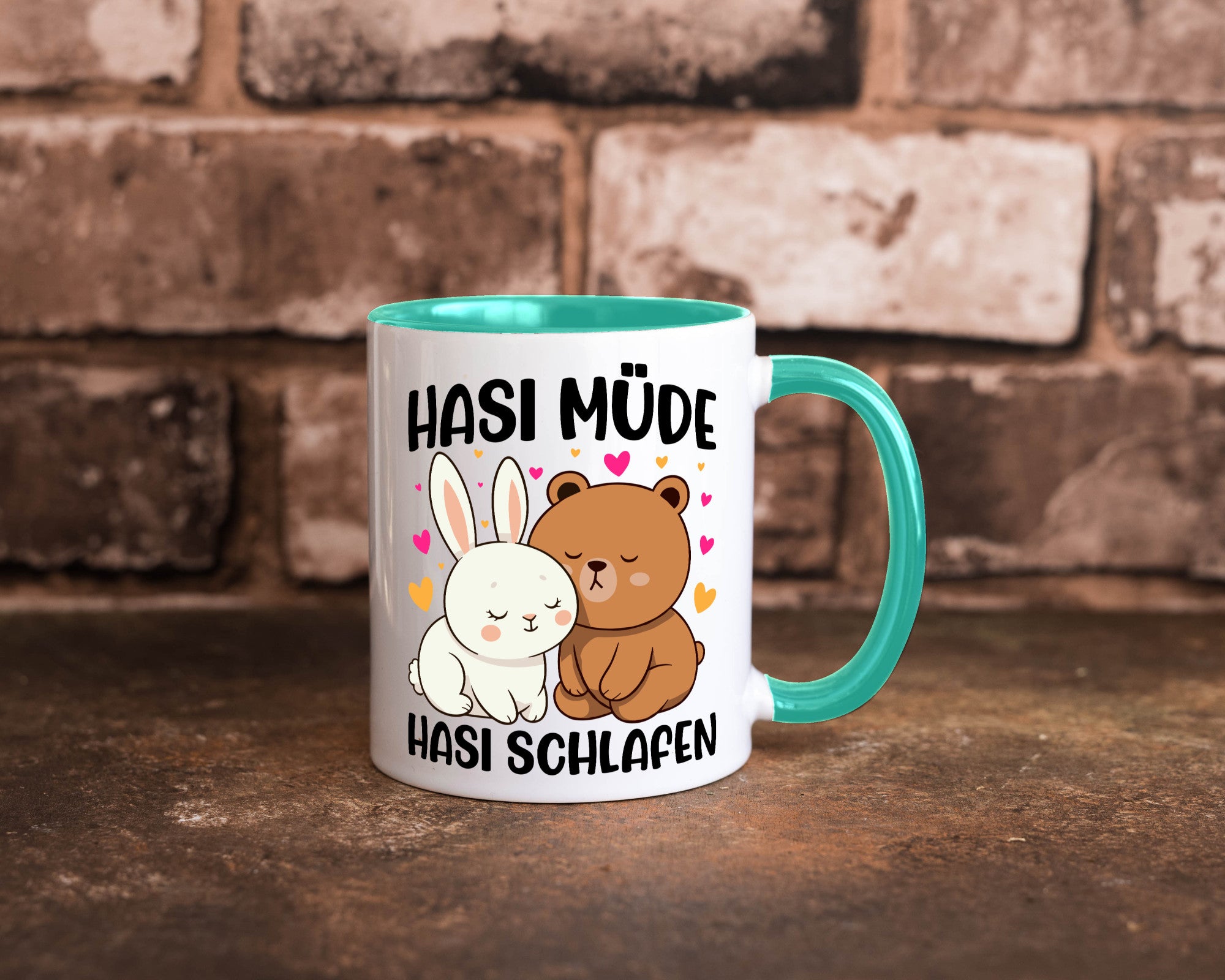 Hasi Müde | schlafen Kaninchen Häschen v2 lustiger Spruch Geschenk Humor