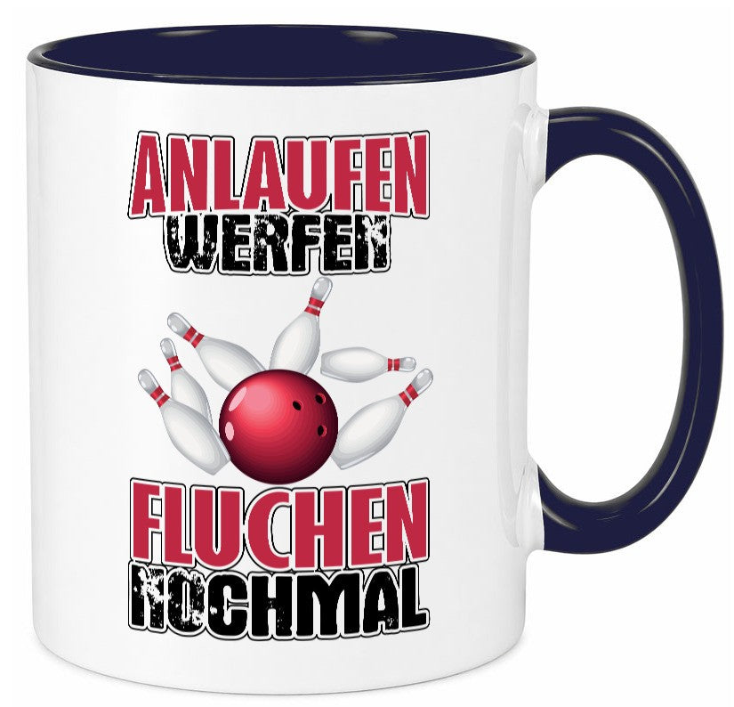 Bowling Tasse Geschenk Humor Geschenkidee lustiger Spruch