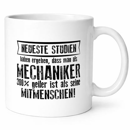 Neuste Studien: Mechaniker | KFZ Werkstatt Humor Geschenkidee Tasse