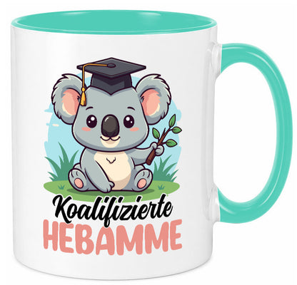 Koalifizierte Hebamme | Geburtshilfe Geschenkidee Humor Tasse