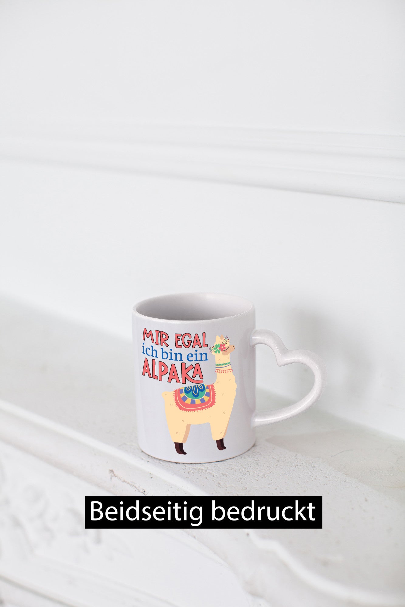Mir egal ich bin ein Alpala | Lama Juckt mich nicht Geschenkidee Humor Tasse