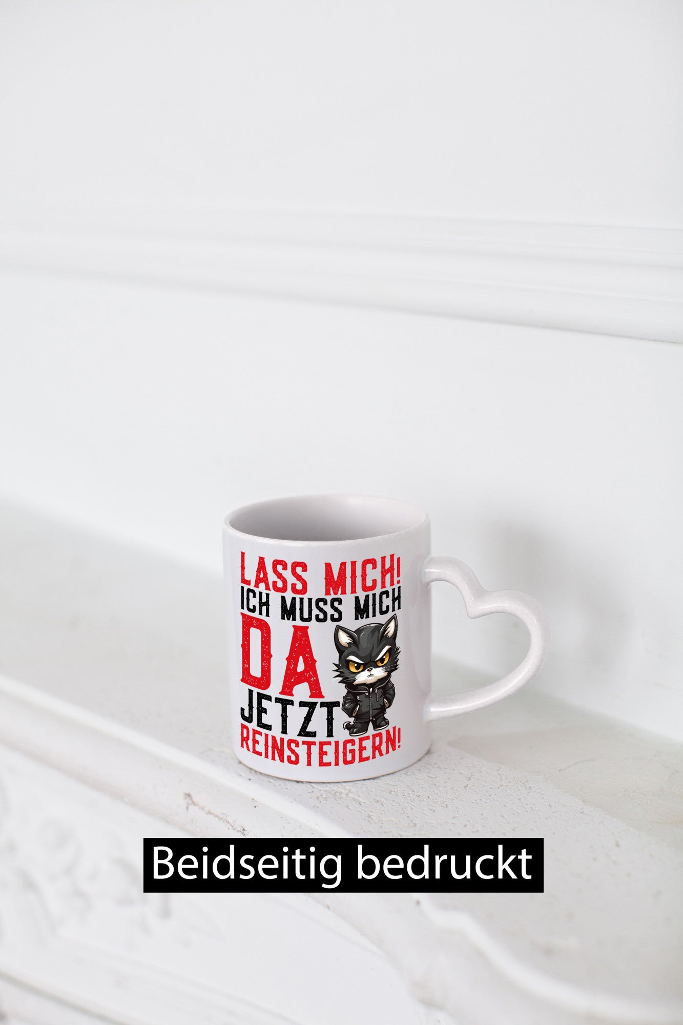 Lass mich! | Katze Wütende Geschenkidee Tierliebhaber Humor Tasse
