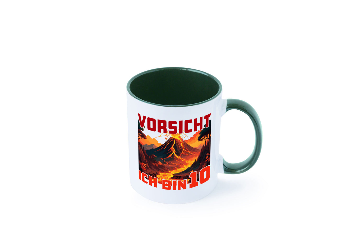 10. Geburtstag | 10 Jahre Vulkanausbruch Vulkan Humor Geschenkidee Tasse